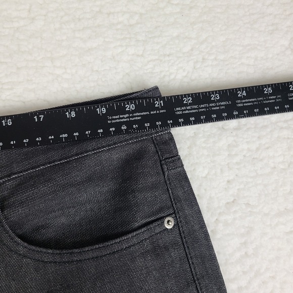 Levi's 562 Jeans Mens 40x32 Dark Gray‎ Wash Loose Taper Fits 40x30 EC - Picture 3 of 15